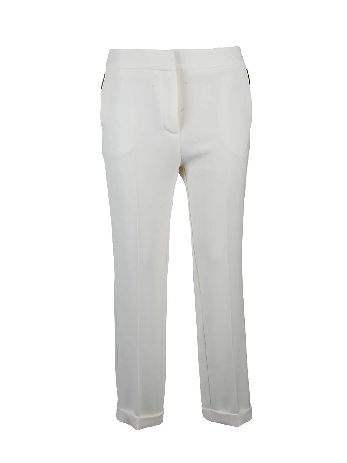Simona Corsellini White Stretch Trousers