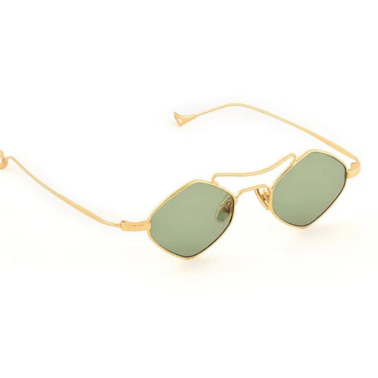 Medici C.4-64 Geometric Frame Sunglasses with Gold Structure