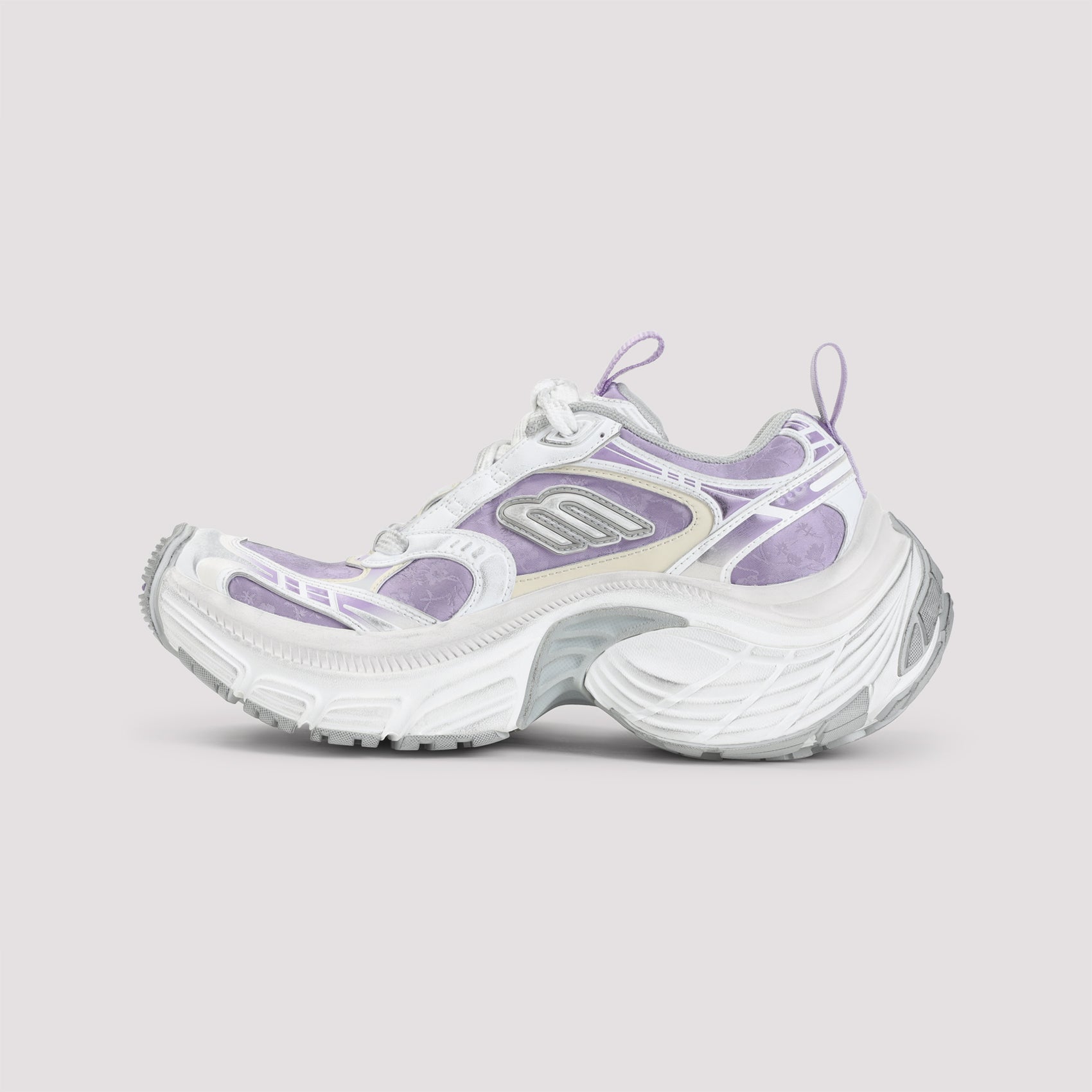 Dynamic Multicolour Sneakers with Chunky Sole