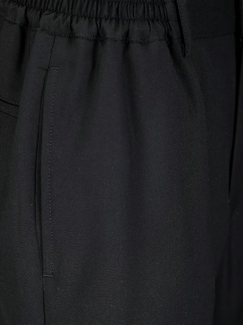 Tailored Straight-Leg Pants with Mid-Rise Waist