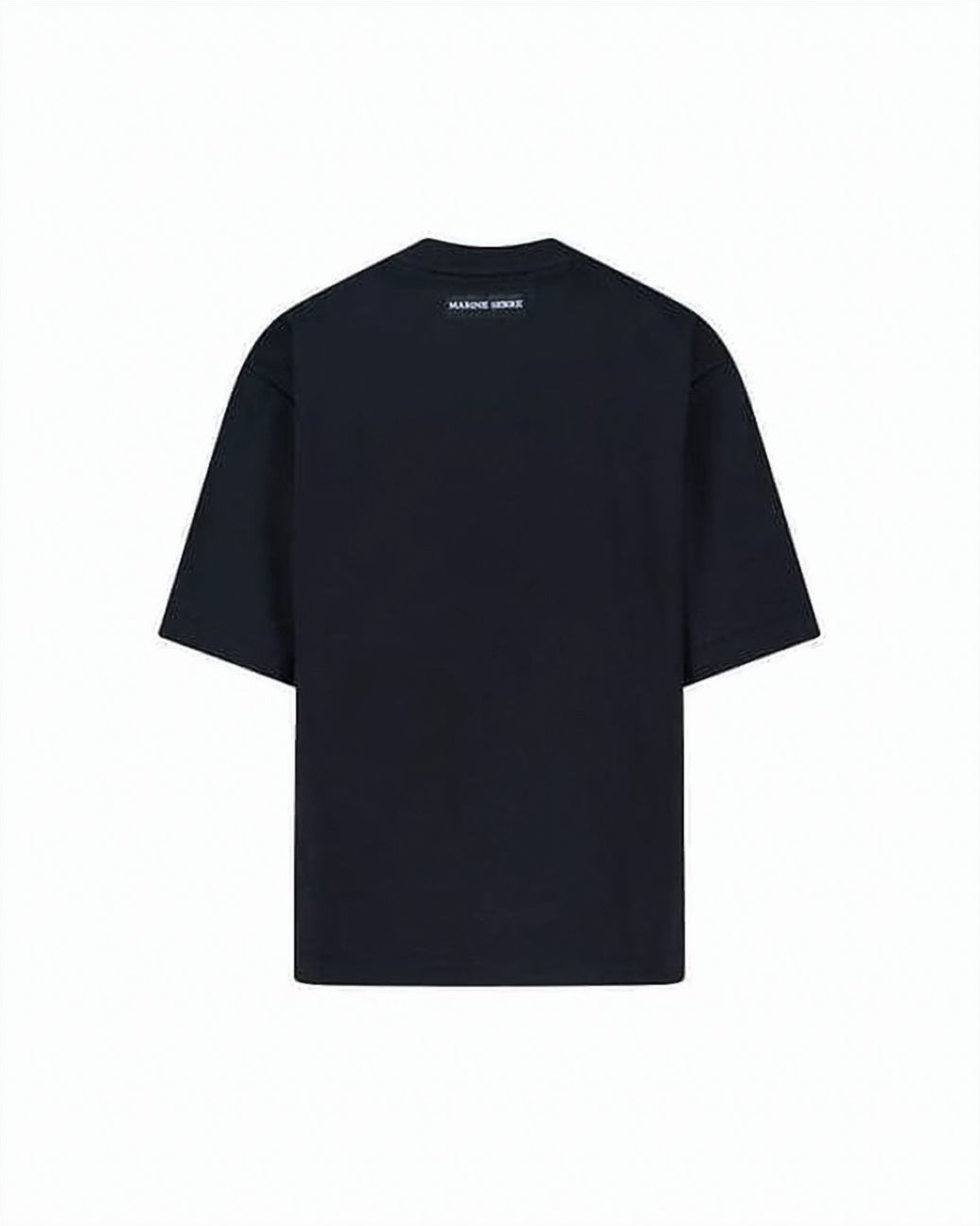White Red Crescent Graphic Cotton T-Shirt