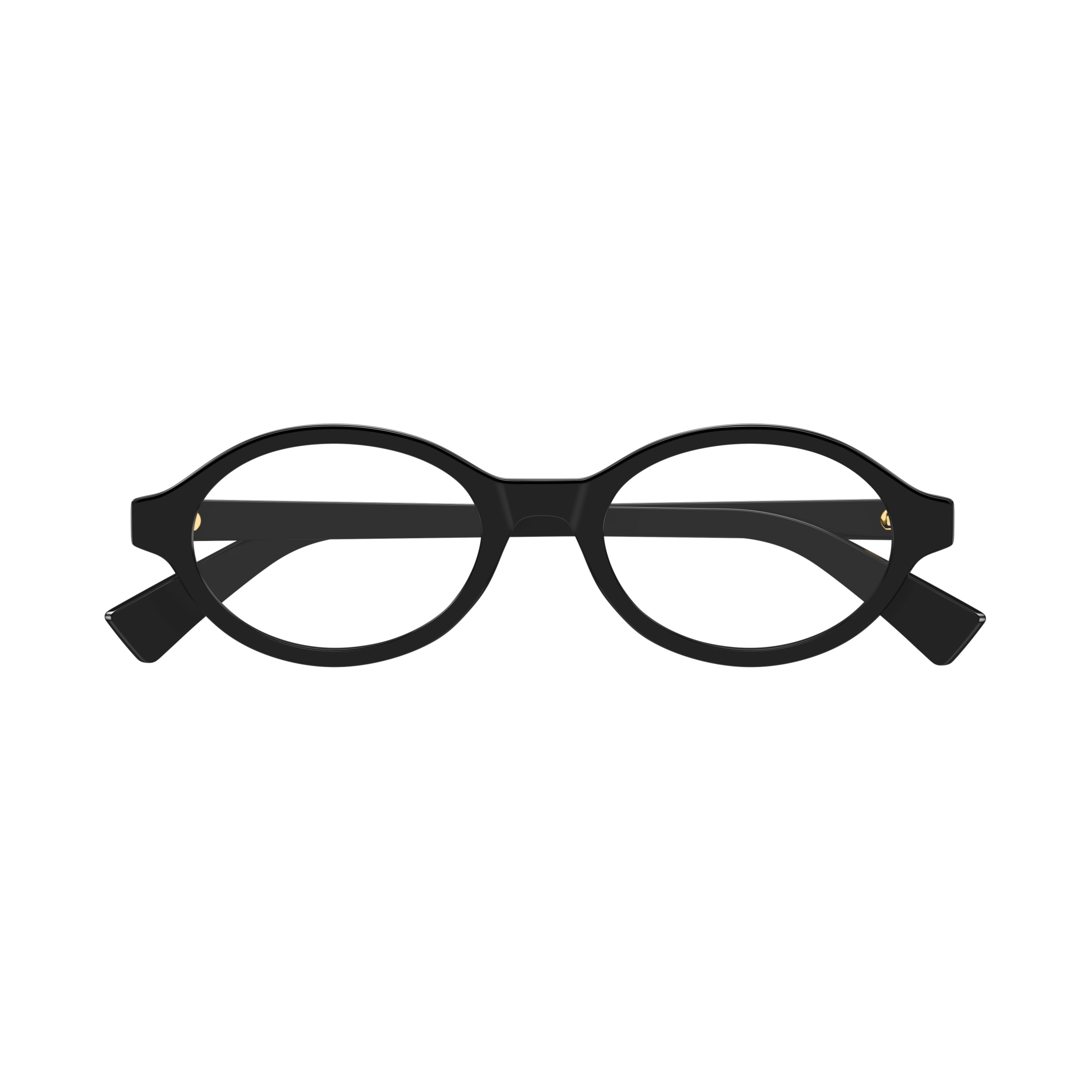 Bv1367o Rounded Frame Black Recycled Acetate Eyeglasses