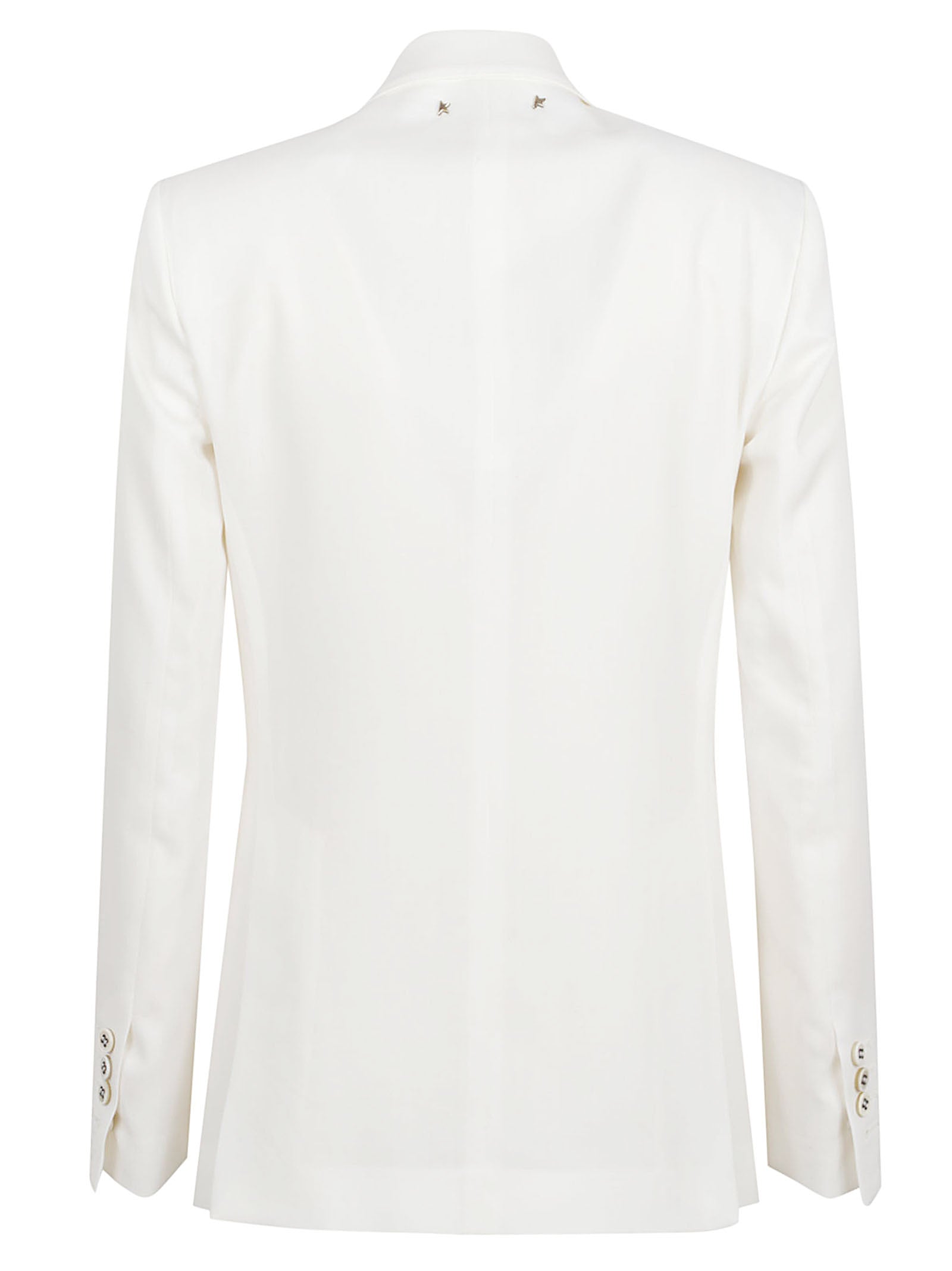 Tailored Double-Breasted Jacket with Structured Silhouette