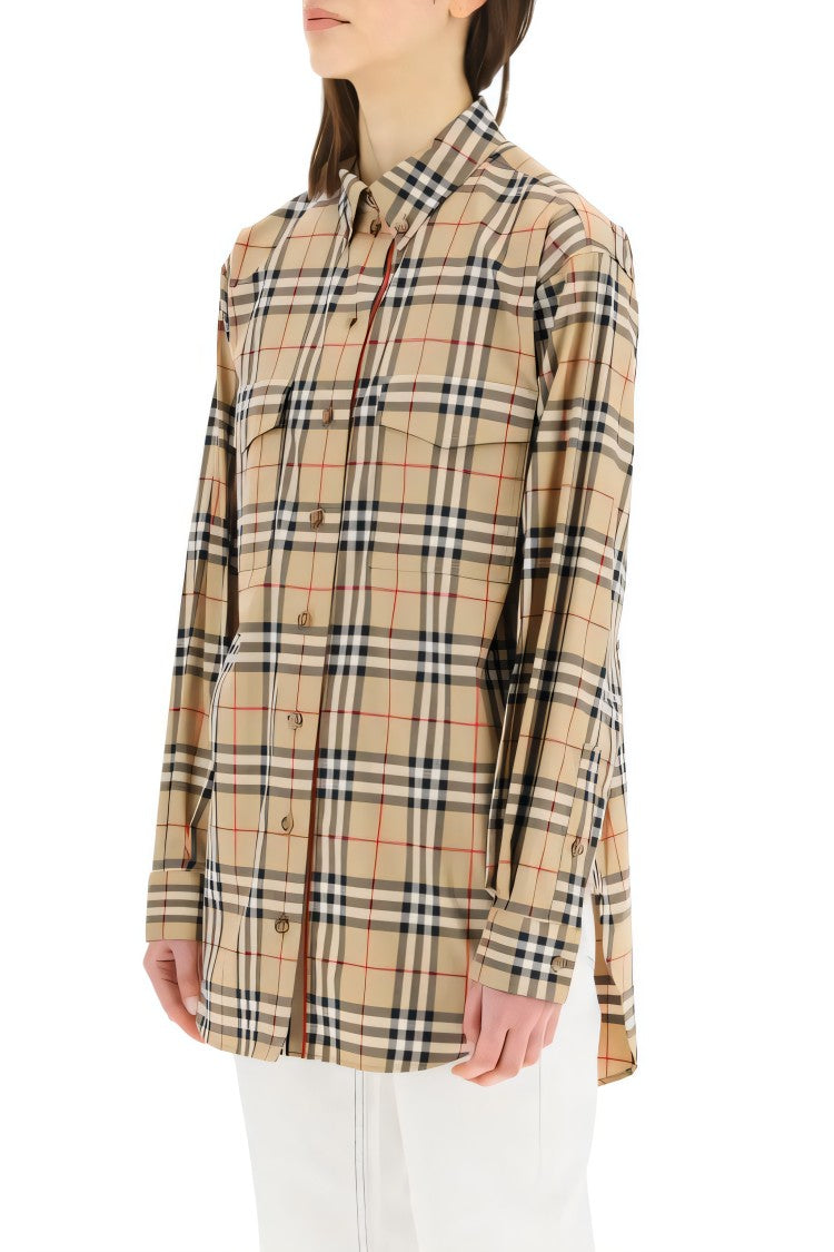 Classic Plaid Shirt with Utility Pockets