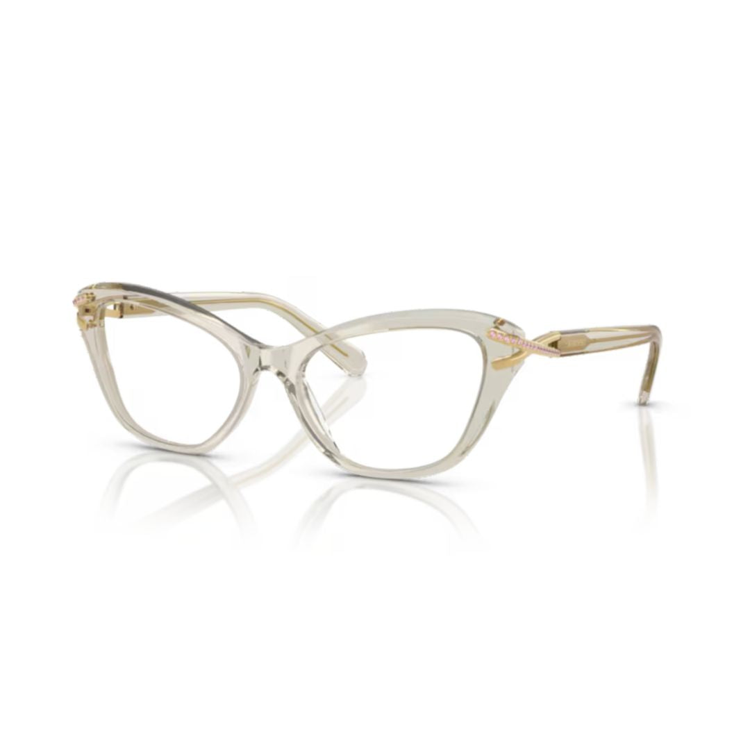 0sk2031 Translucent Acetate Cat-Eye Oversized Sunglasses