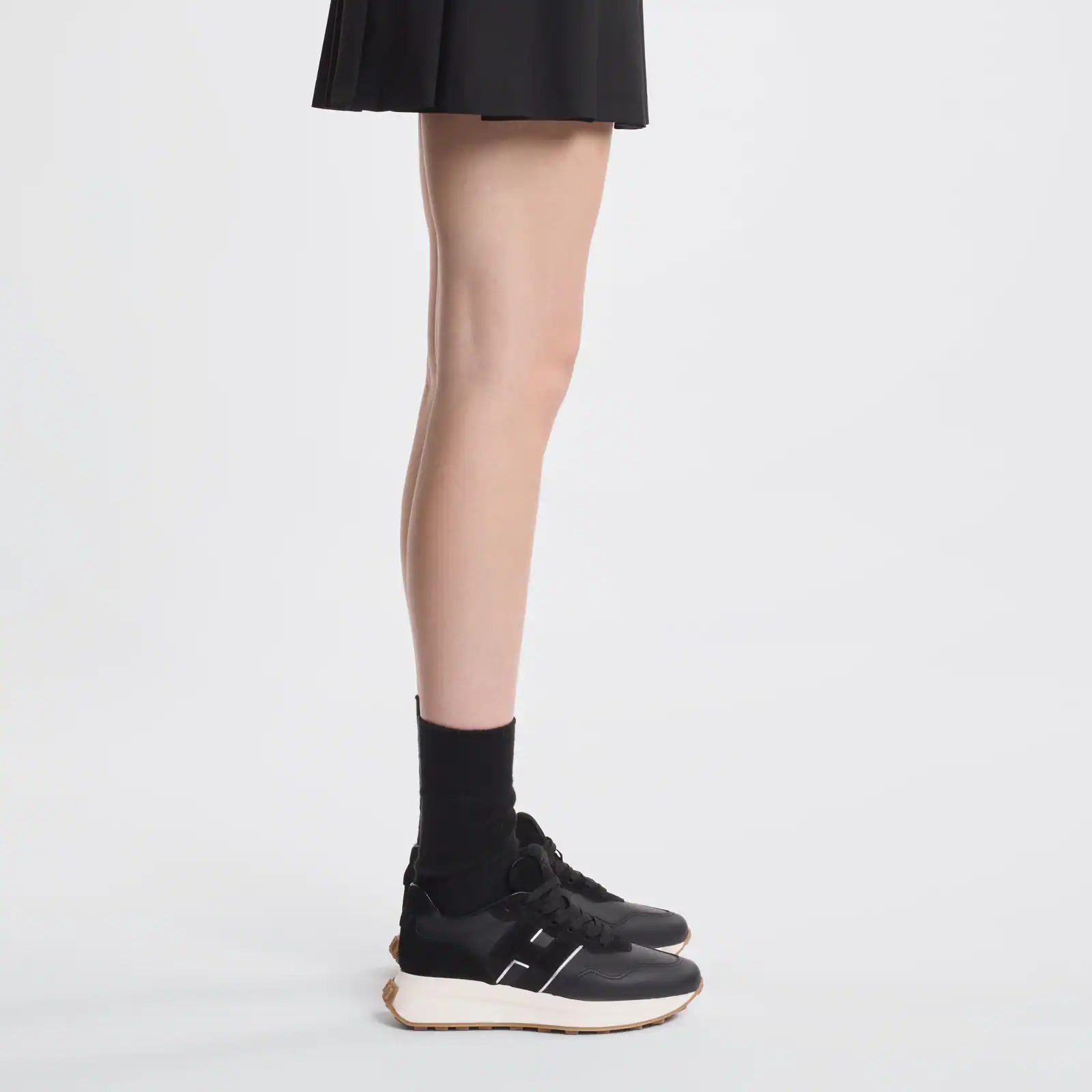 Lace-Up Shoes With Smooth