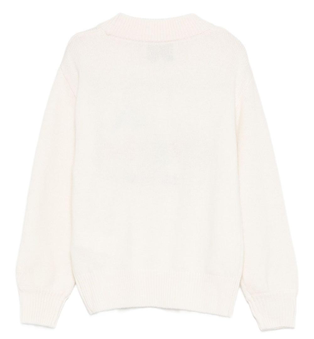 Classic-Fit White Sweatshirt with Playful Graphic