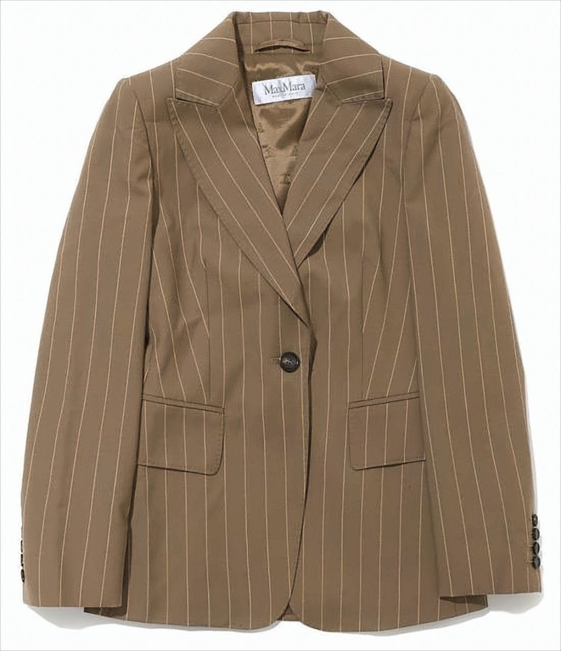 Tailored Brown Suit Jacket