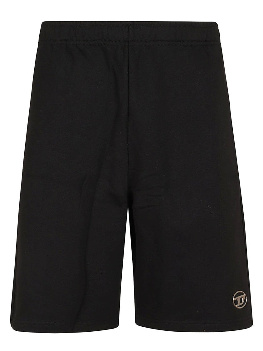 Knee-Length Black Shorts
