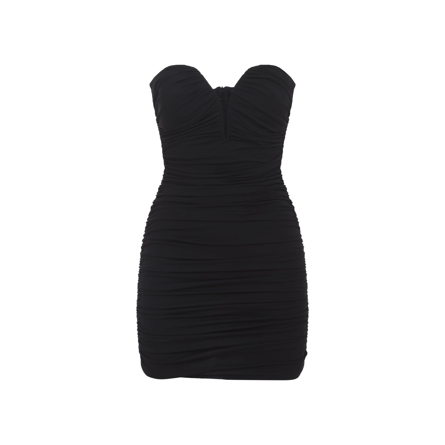 Fitted Mini Dress With Sweetheart Neckline