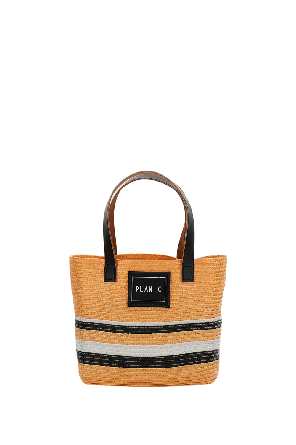 Mini Straw Shopper Bag