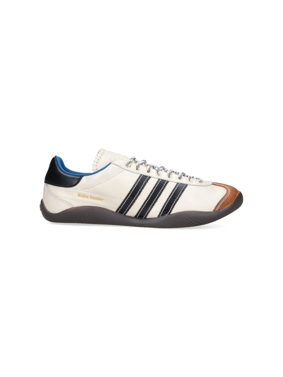 Cream Accented Low-Profile Sporty Sneakers