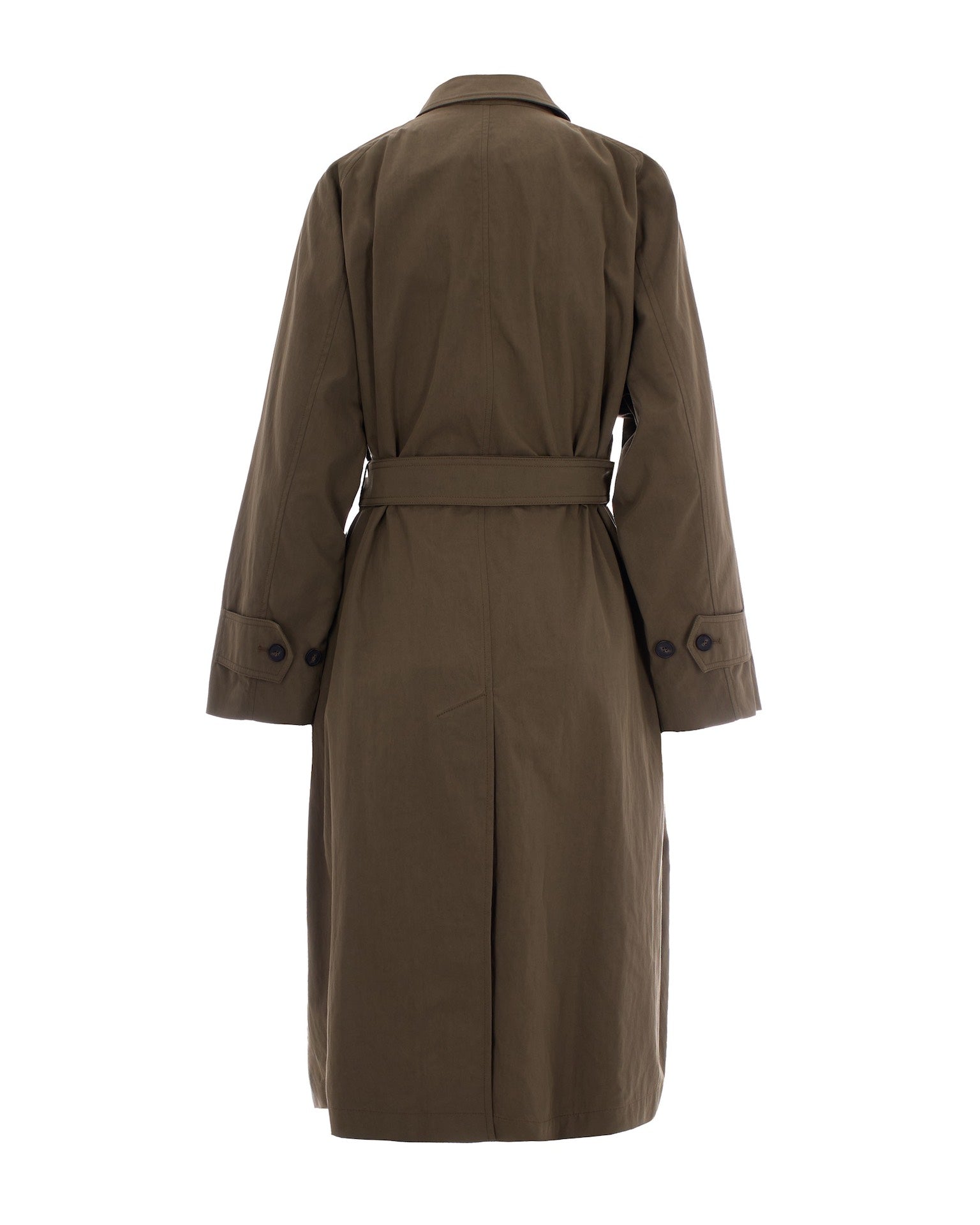 Mud Gabardine Trench Coat