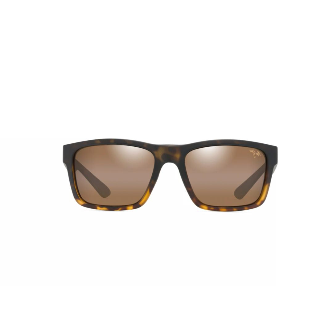 The Flats Rectangular Tortoiseshell Sunglasses with Brown-Tinted Lenses
