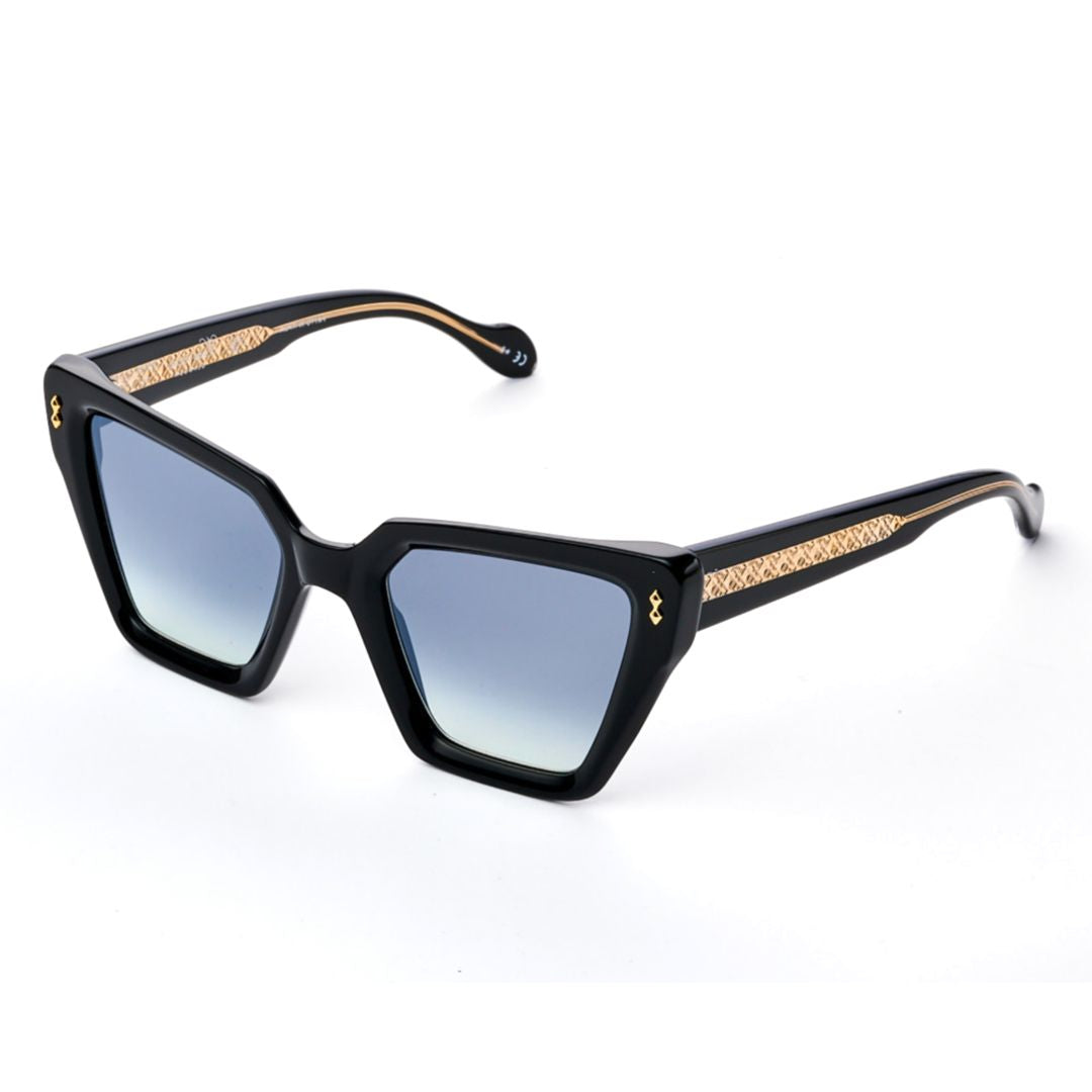 Vanessa Glamour Oversized Geometric Frame Sunglasses