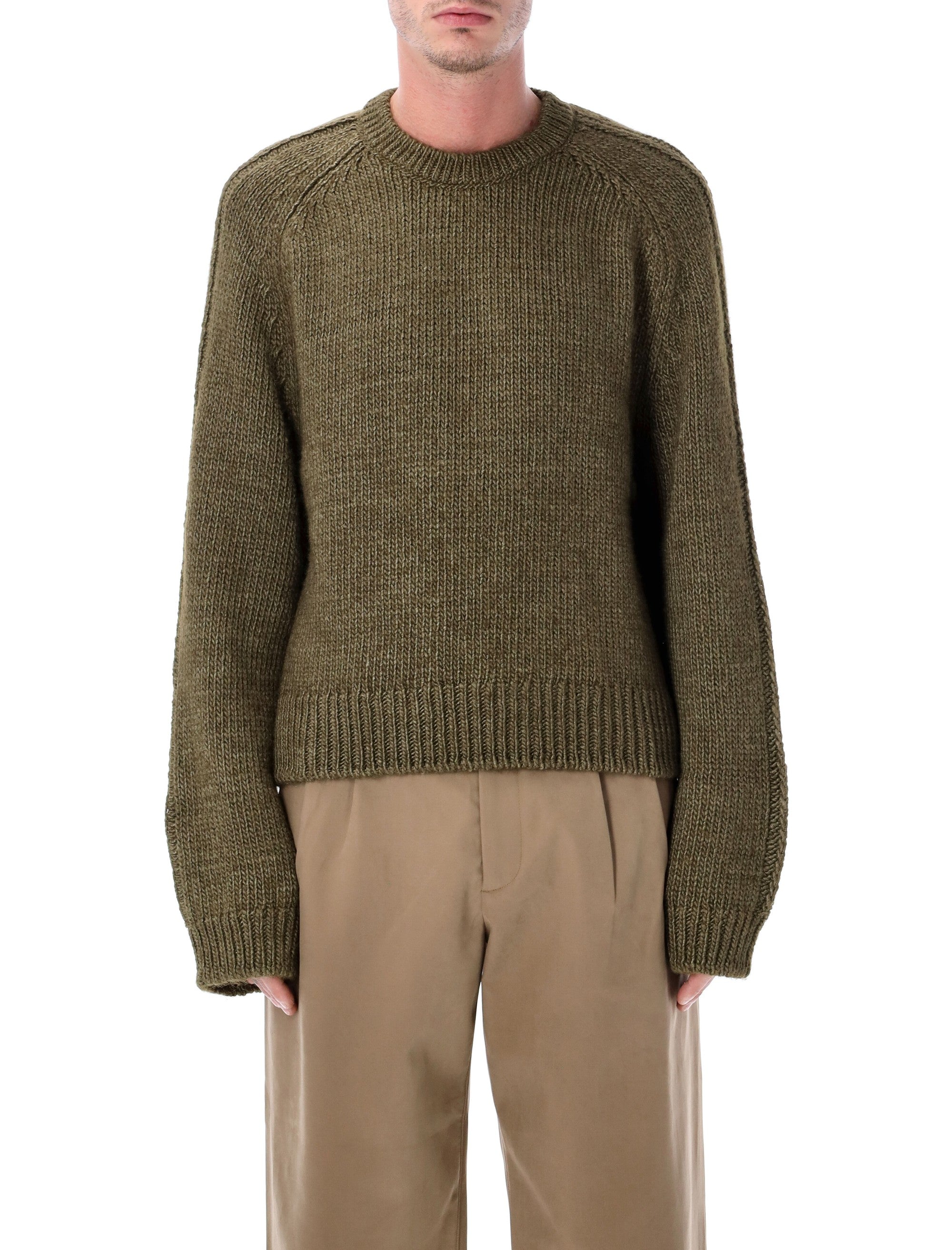 True Roundneck Wool And Silk Sweater