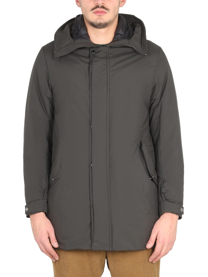 High Neck Hooded Jacket