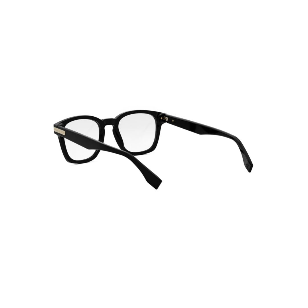 Fe50097i Bold Rectangular Acetate Frame Eyeglasses