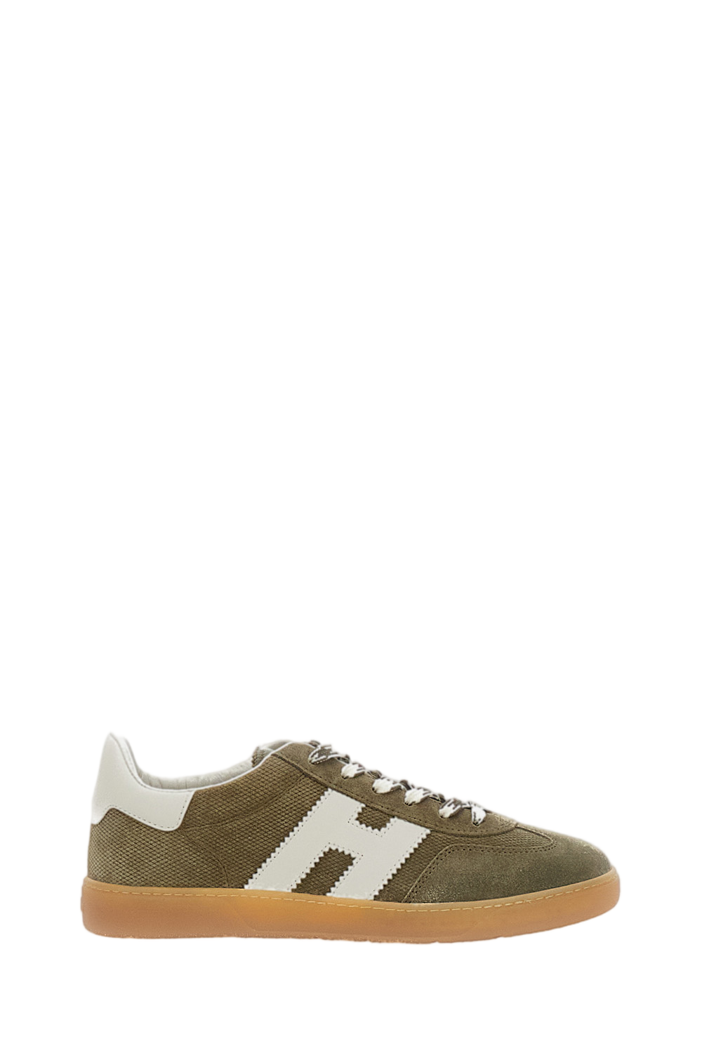 Suede Sneakers with Nappa Leather Details