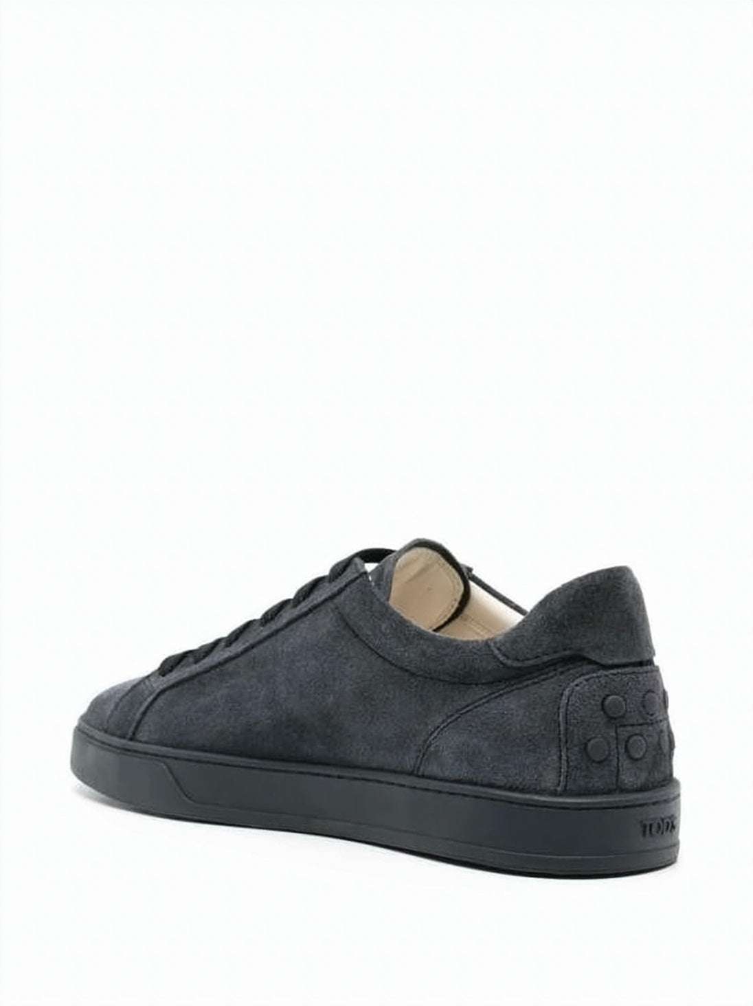 Suede Low-Top Sneakers With Leather Interior