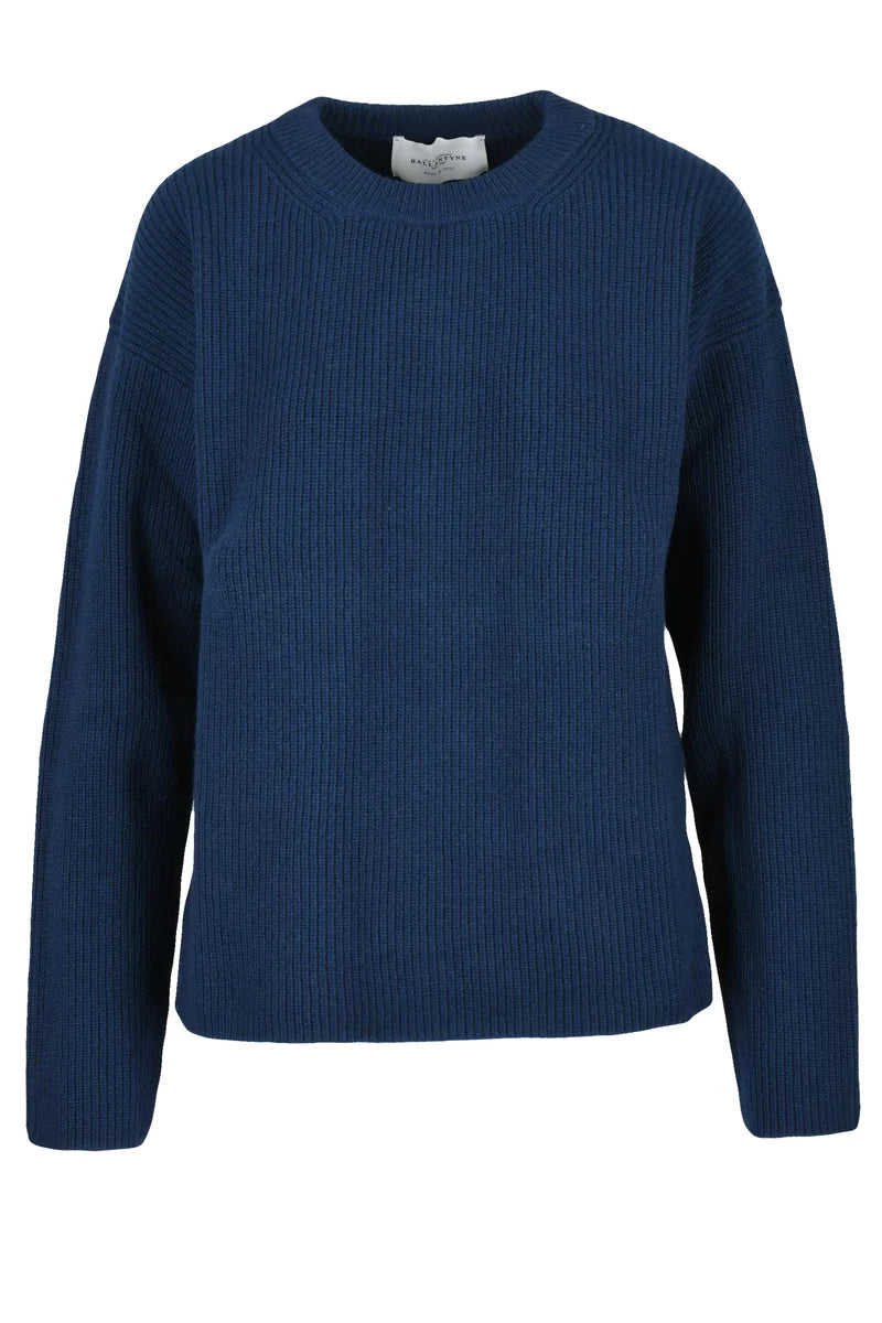 Ribbed Sweater - Blue