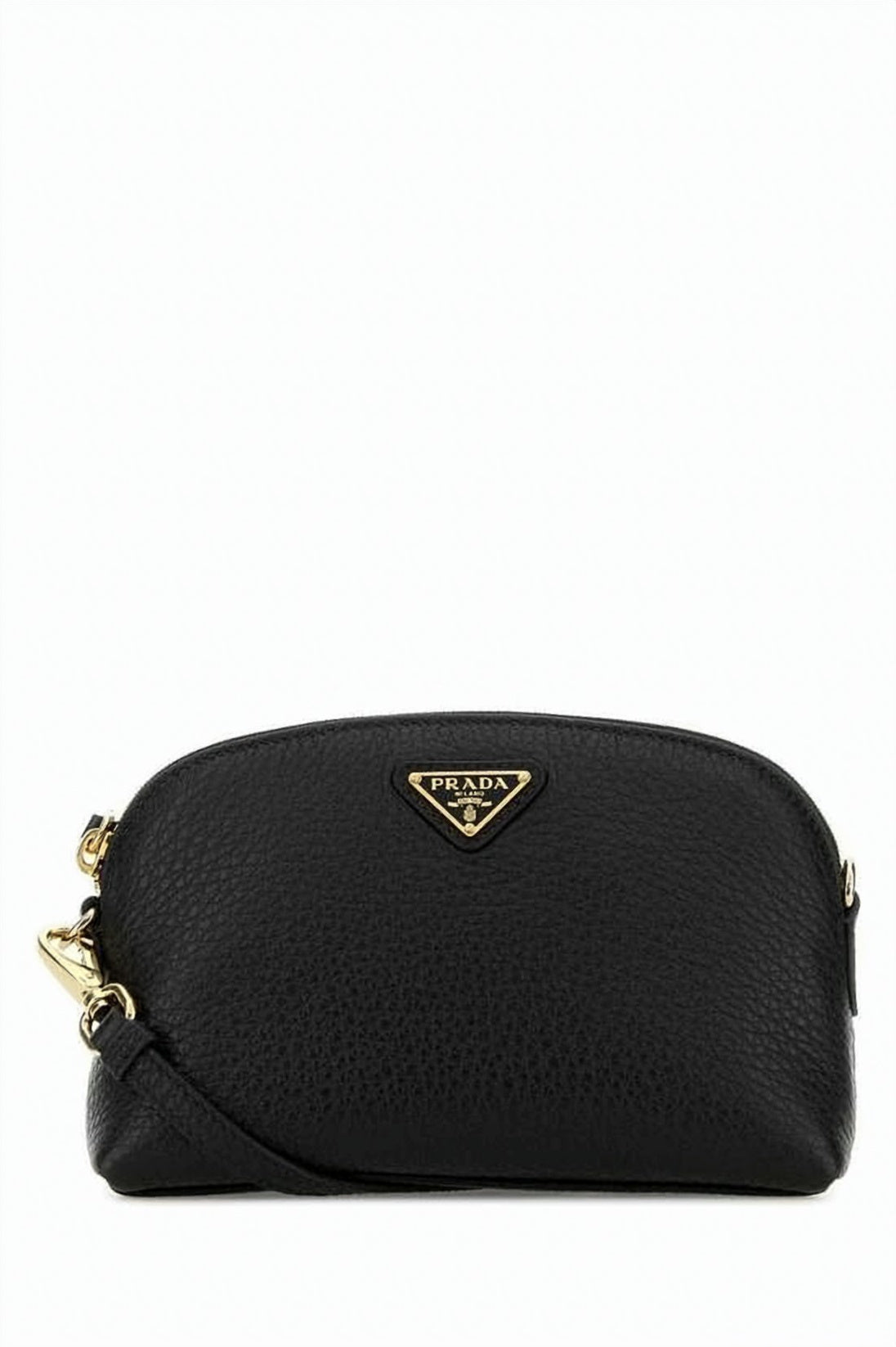 Textured Cowhide Leather Shoulder Bag