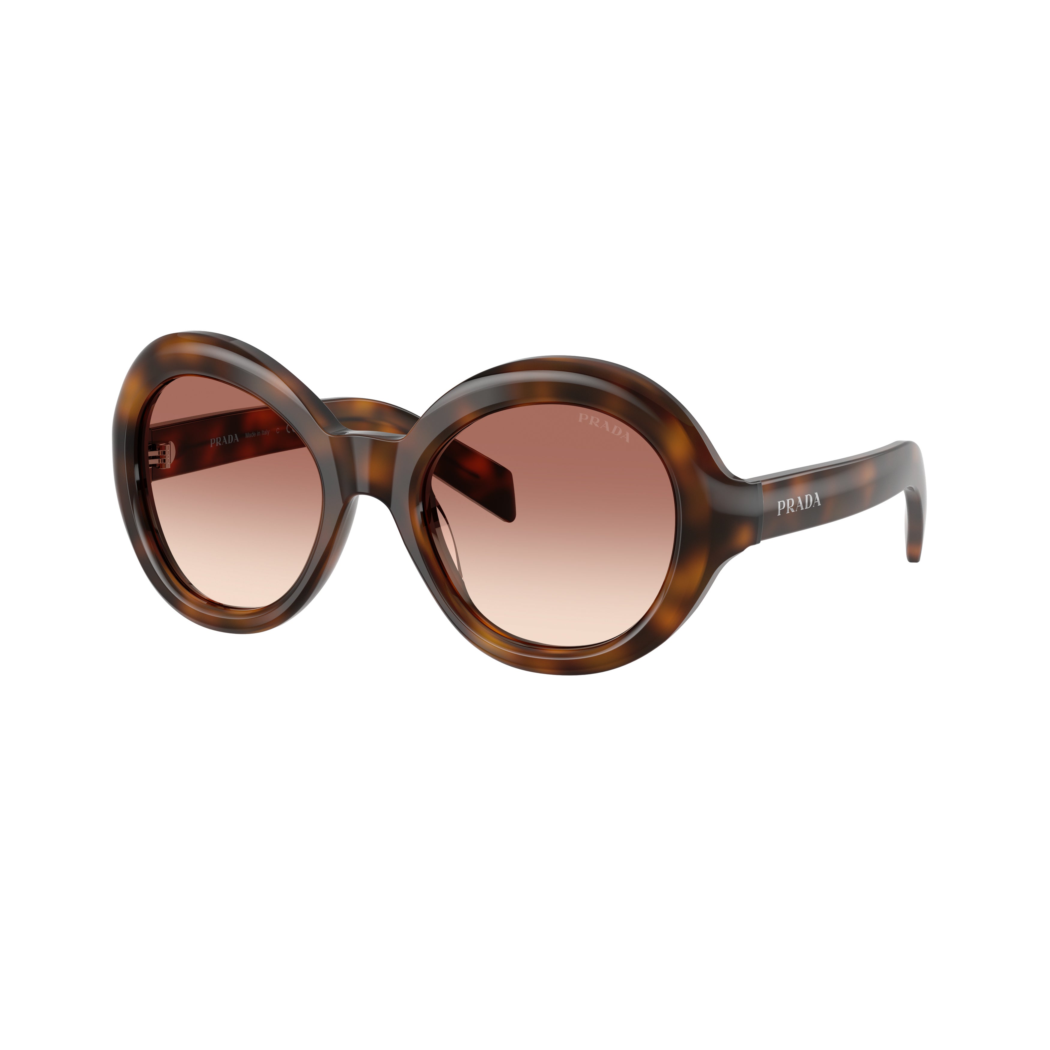 0pr D08su Large Round Tortoiseshell Sunglasses
