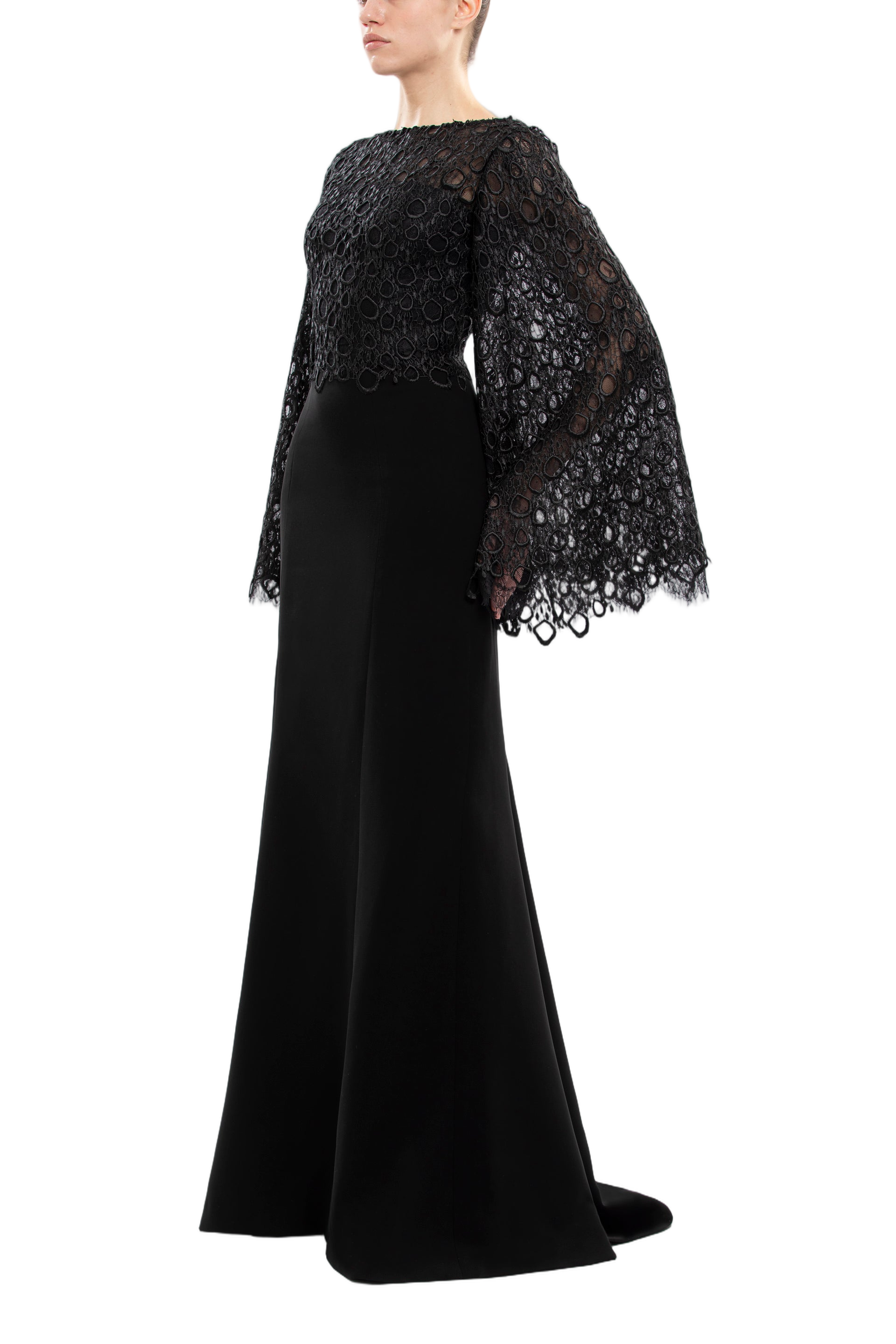 Long Guipurre Dress