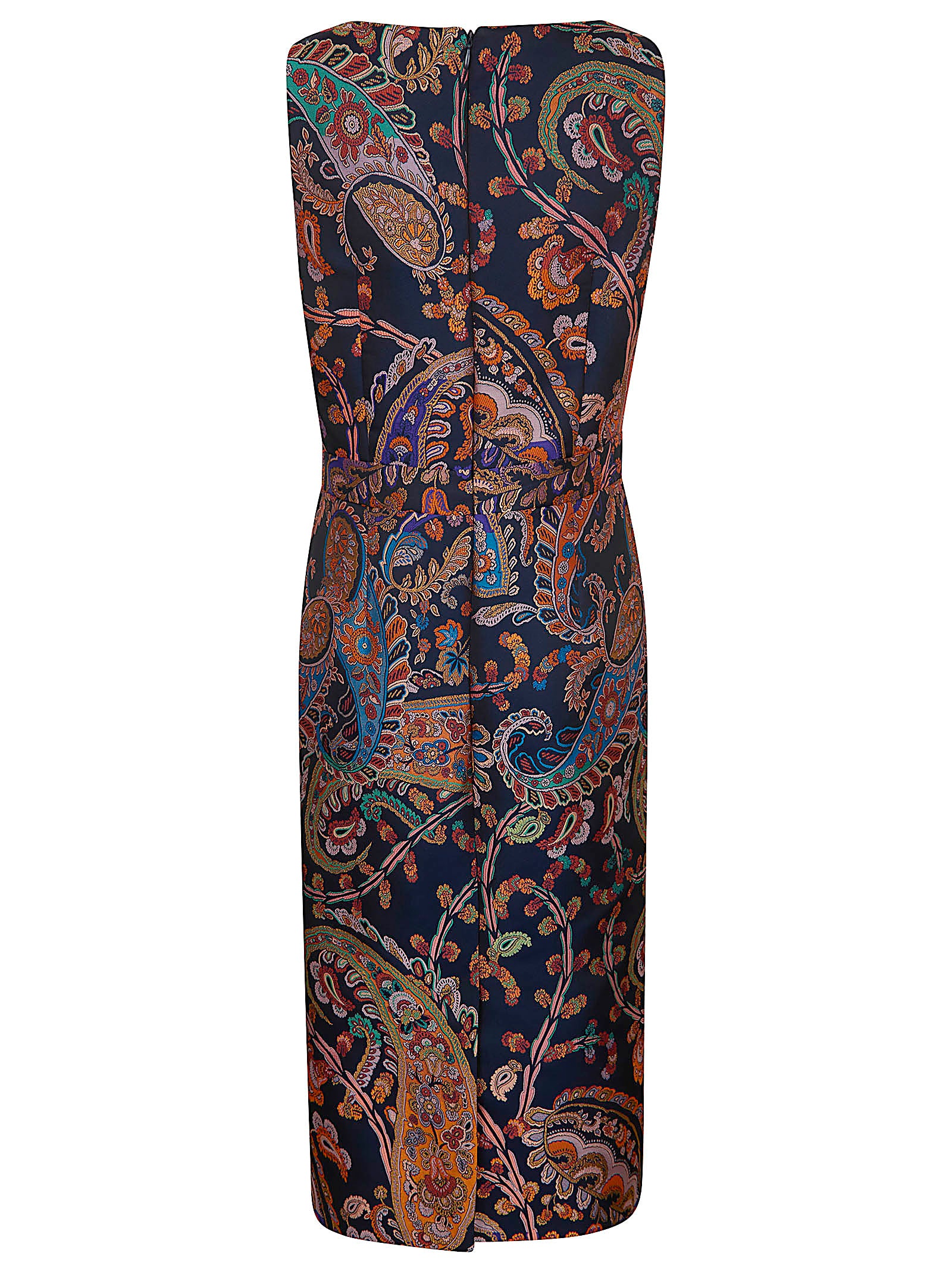 Multicolour Polyester Flattering Fit Dress