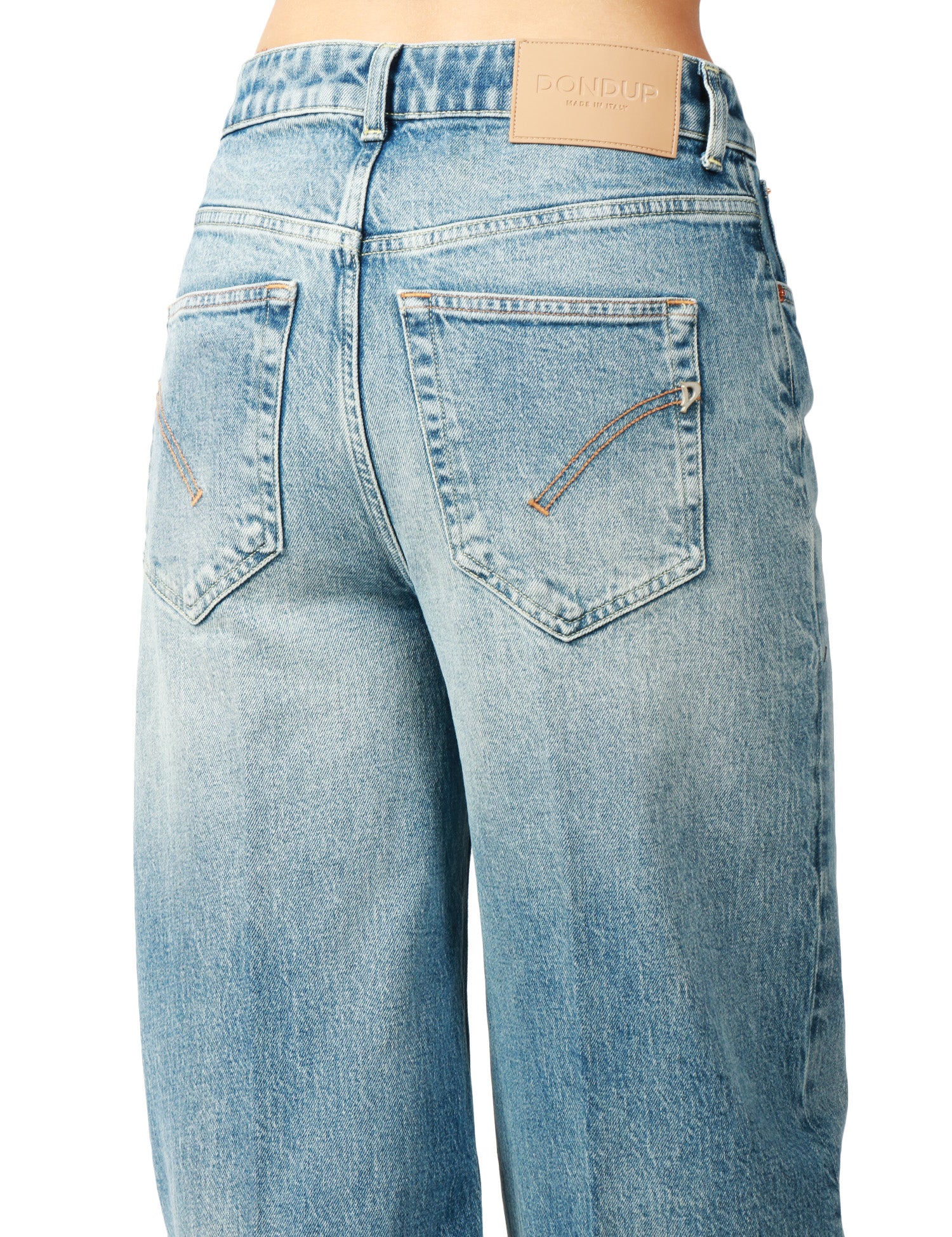 Blue Denim Amber Cotton Jeans