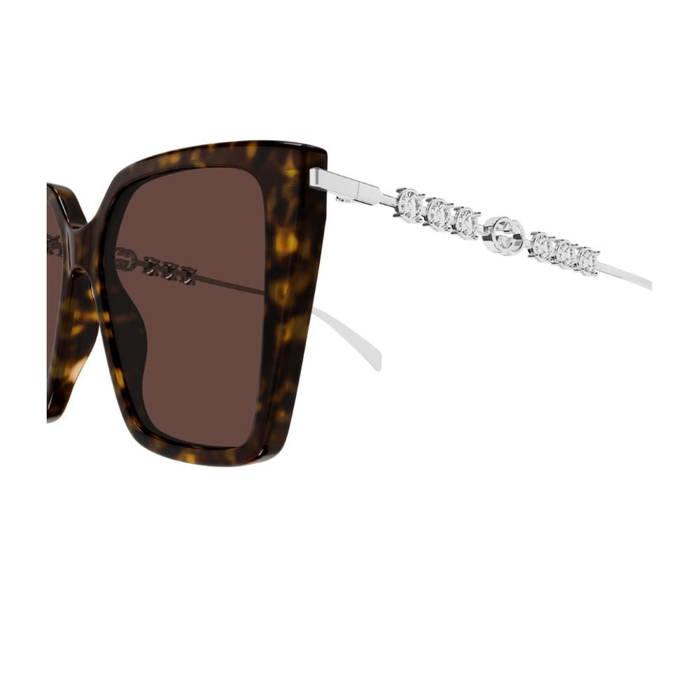 Gg1967S Linea Emblem Square Sunglasses