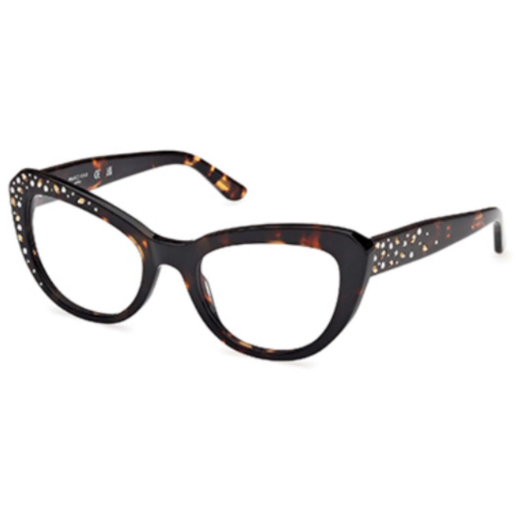 Gm50016 Tortoiseshell Cat-Eye Eyeglasses with Gold Stud Details