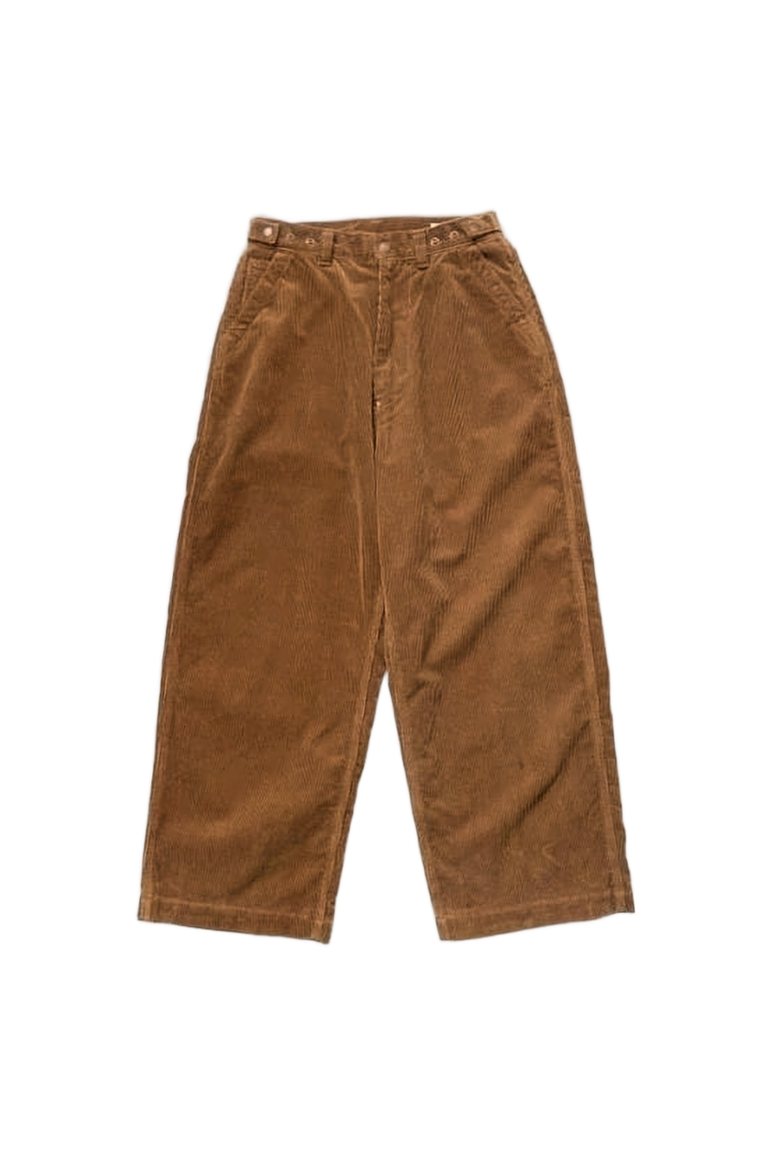Straight-Leg Corduroy Pants With Relaxed Fit