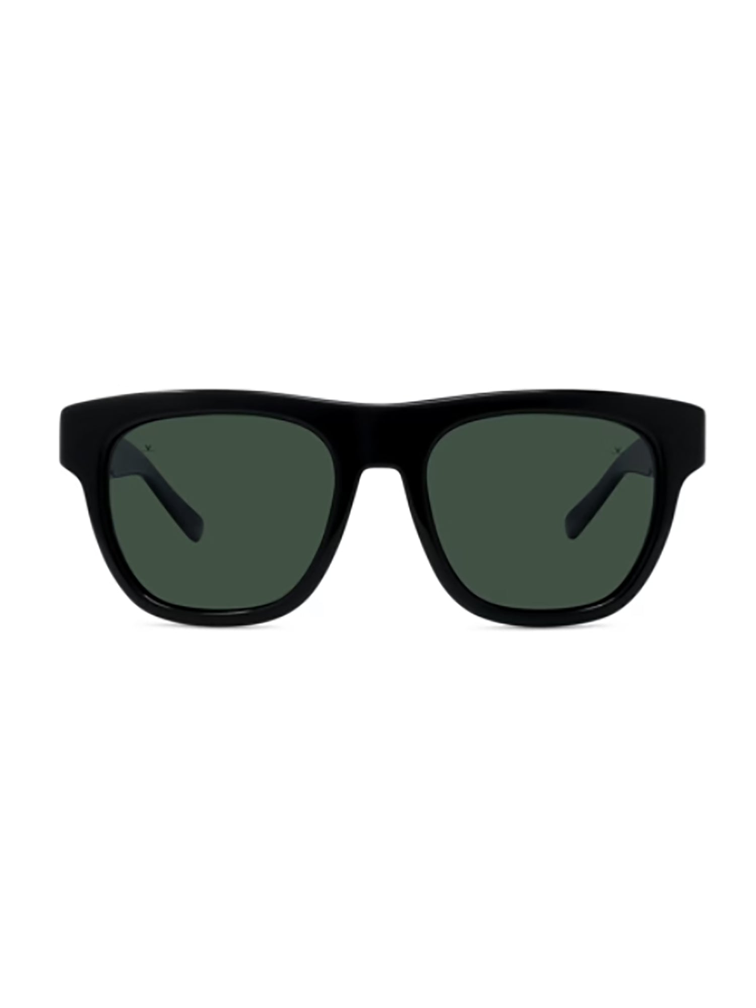 Black VU40033I Rectangular Green Sunglasses