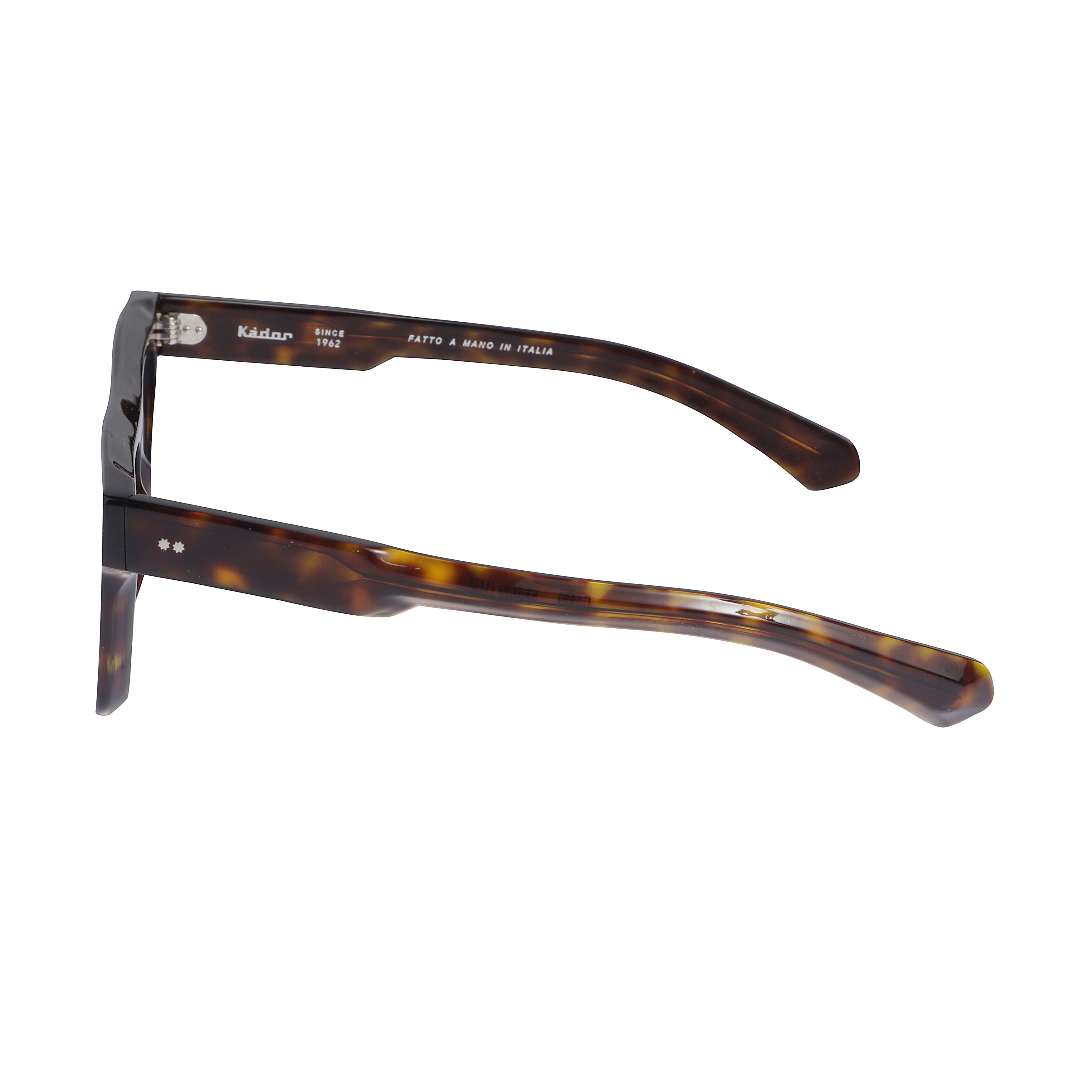 Premium 7 Rectangular Tortoiseshell Sunglasses with Gradient Blue Lenses