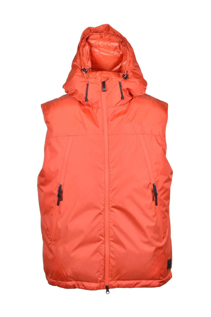 Padded Gilet Maxi Pockets - Red