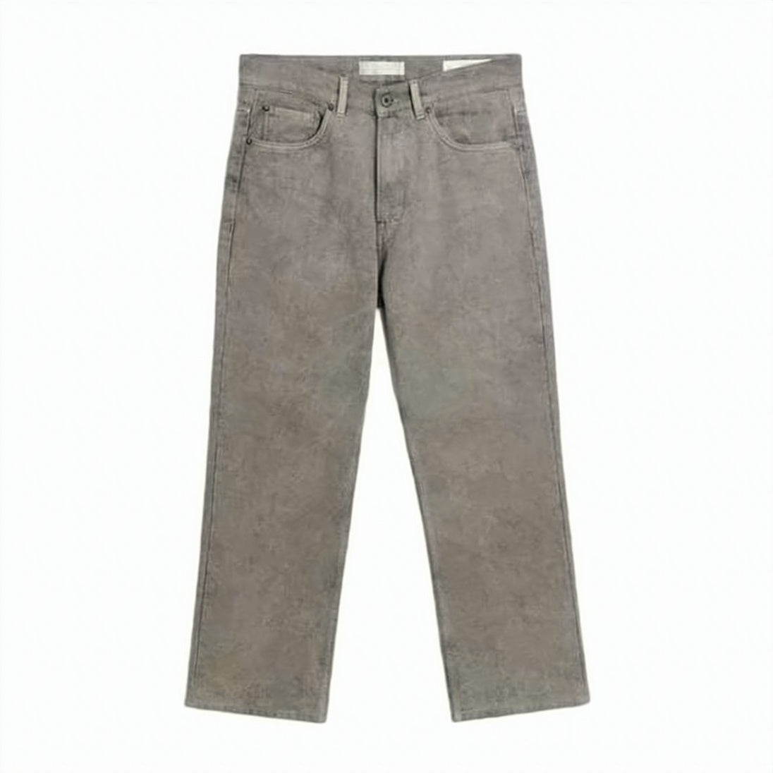 Straight-Leg Denim Pants
