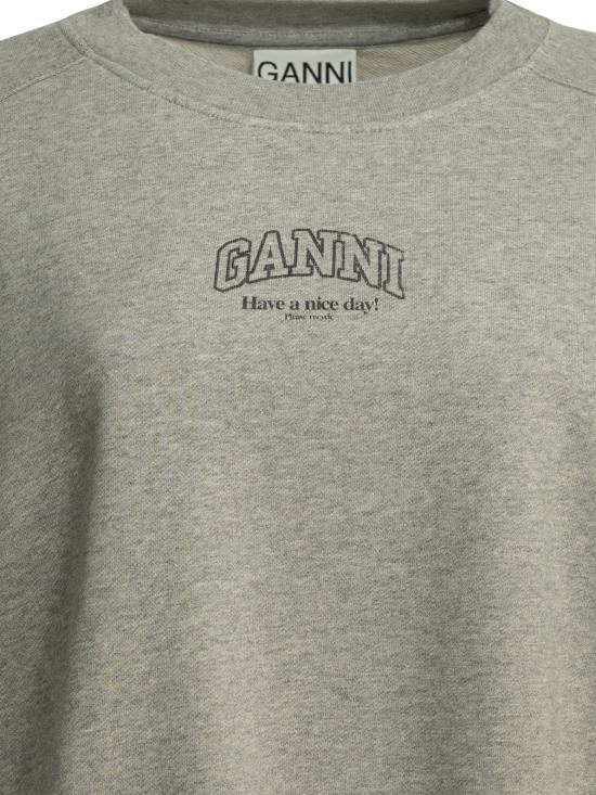 Heathered Grey Relaxed Fit Crewneck Sweatshirt