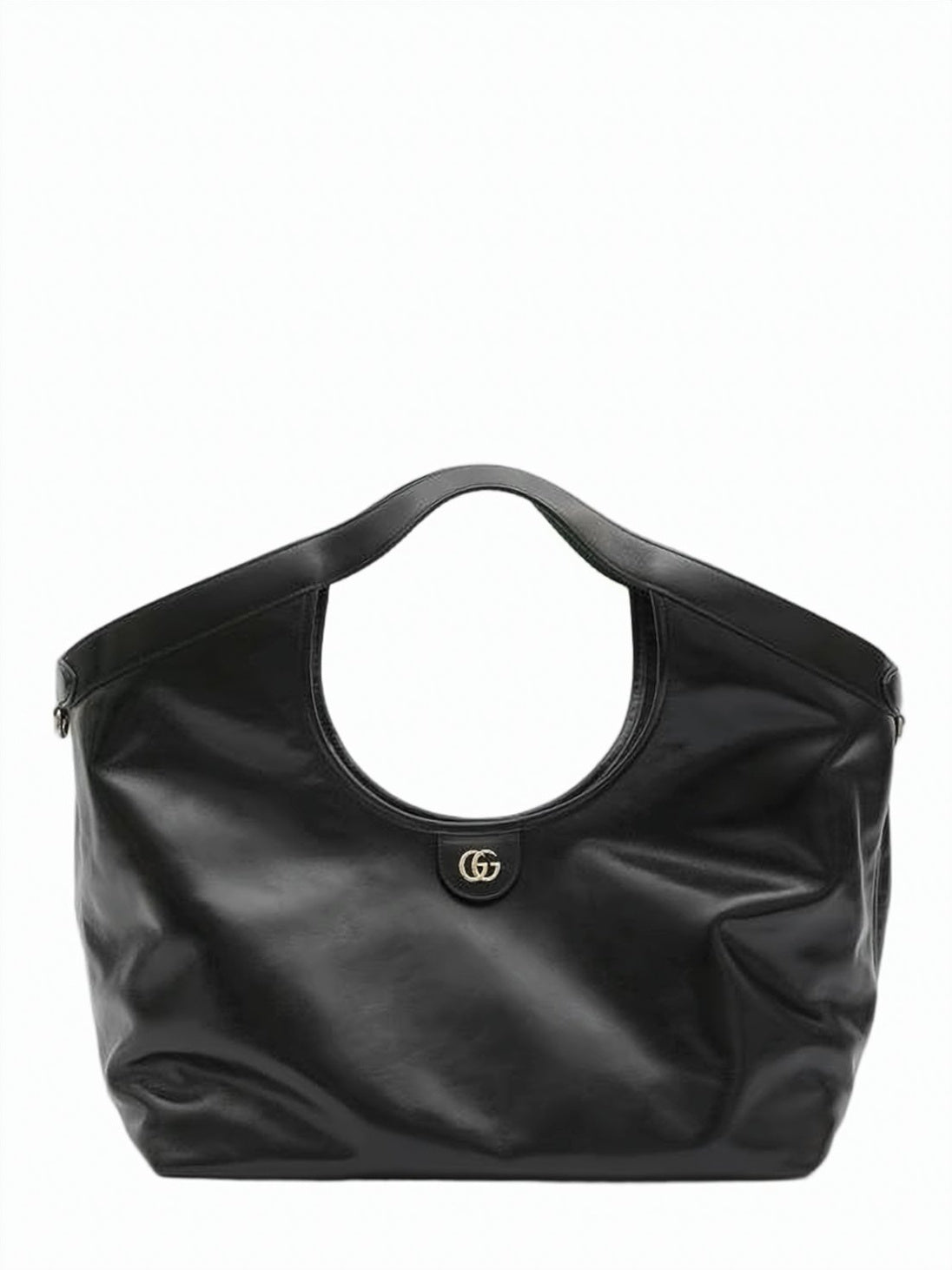 Smooth Leather Shoulder Bag