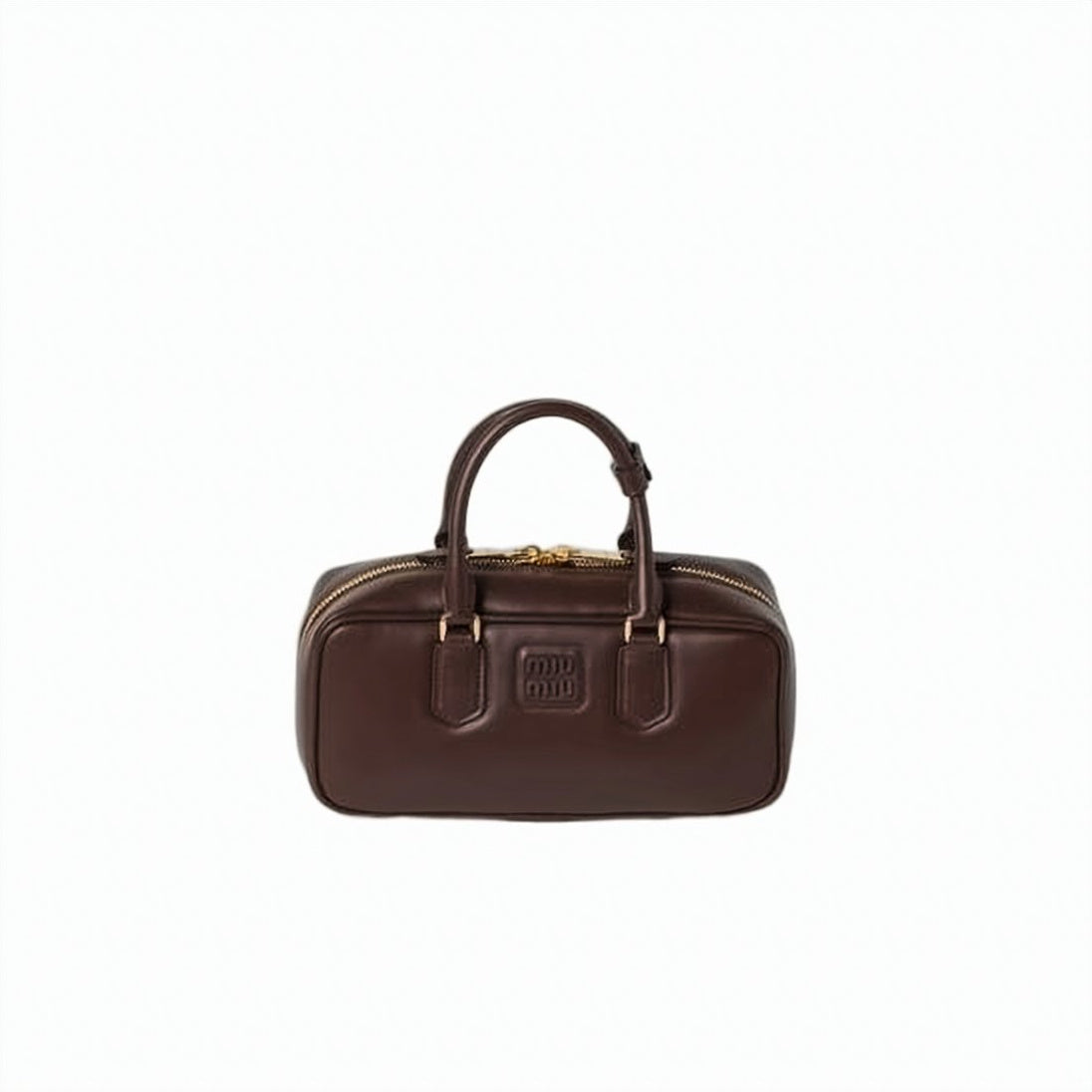 Compact Rectangular Calf Leather Tote Bag