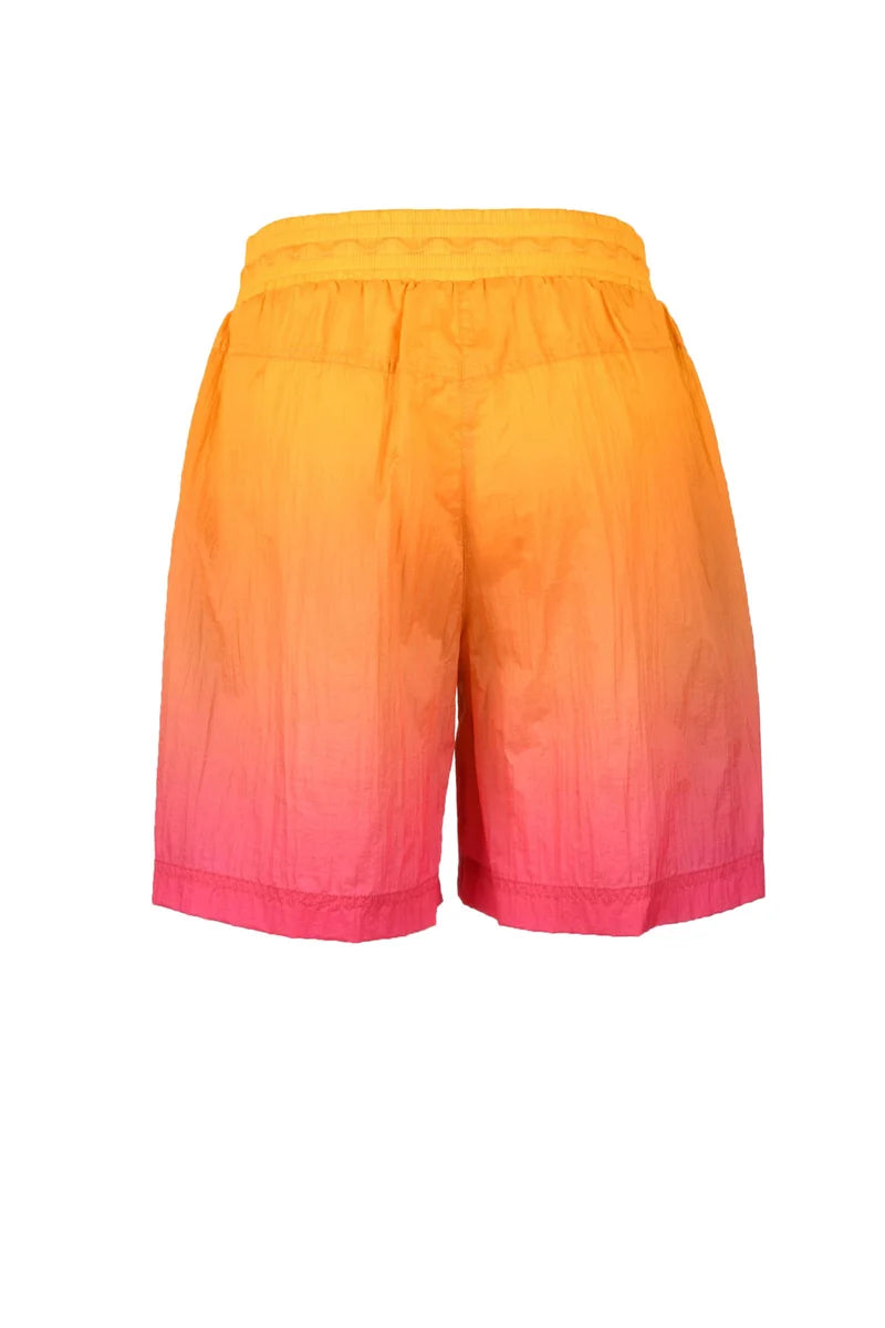 Nylon Bermuda Shorts - Orange/Pink