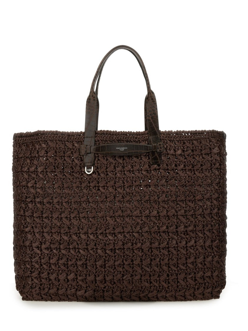 Woven Mesh Shopping Bag