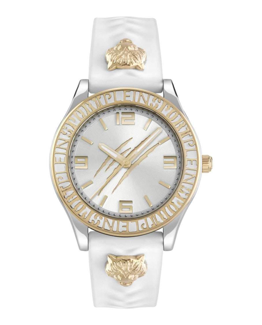 Quartz Movement Stainless Steel Watch With Enamel Dial