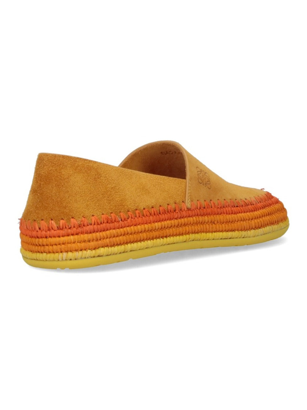 "Slipper Rio" Moccasins, In Orange Suede