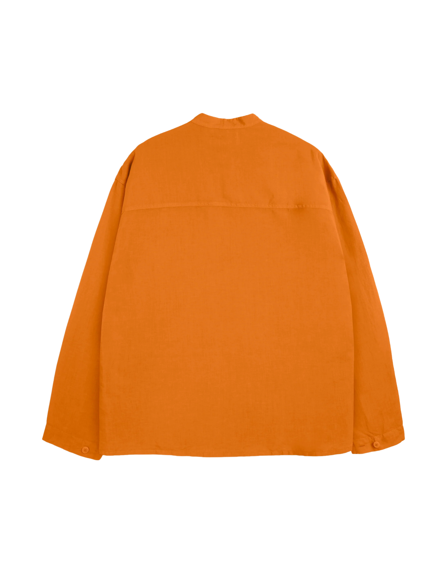 Orange Hawkeye Collarless Shirt