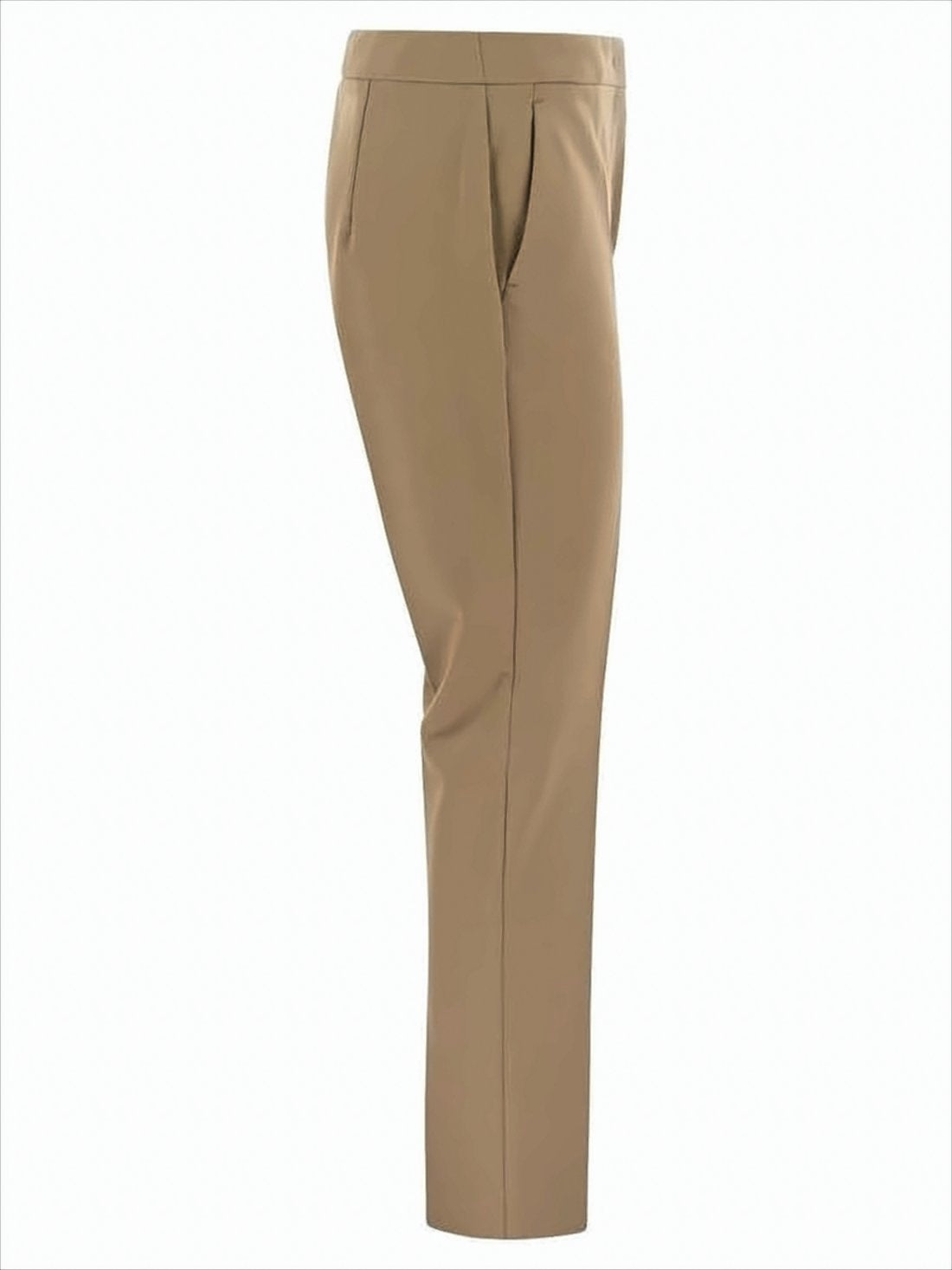 Slim Tapered Suit Pants with Minimal Detailing