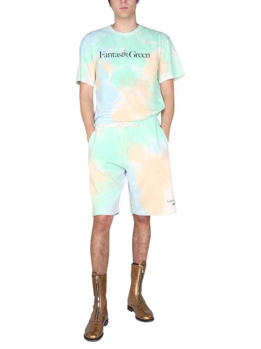 Tie Dye Pattern Bermuda