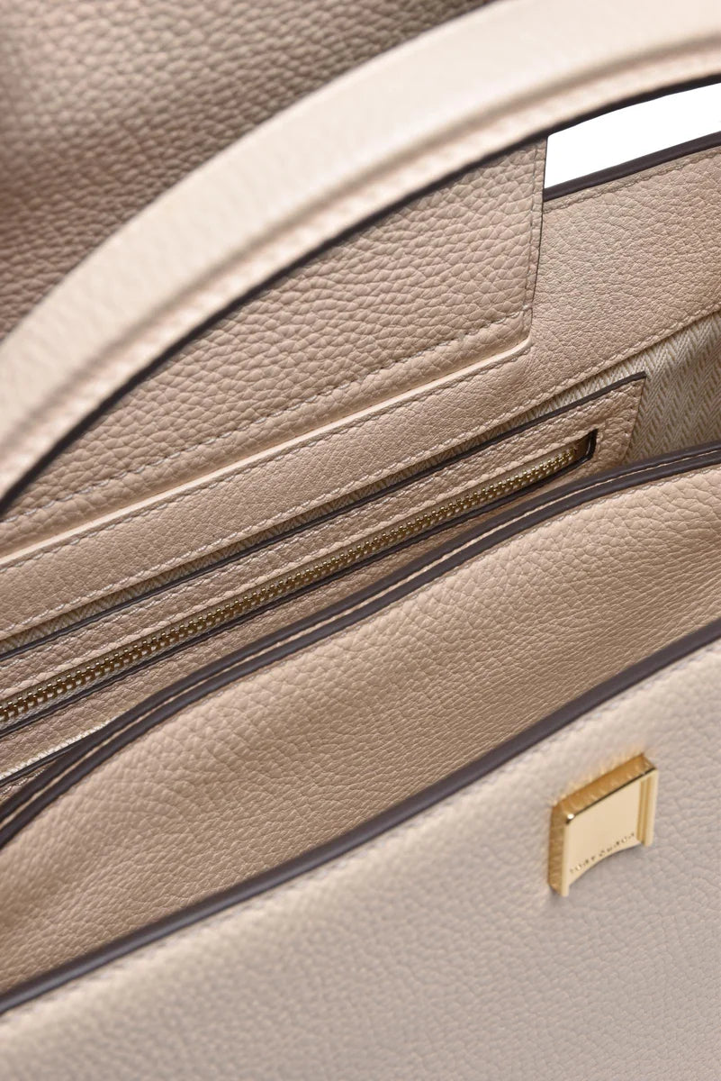 Britten Satchel Tote Bag - Cream