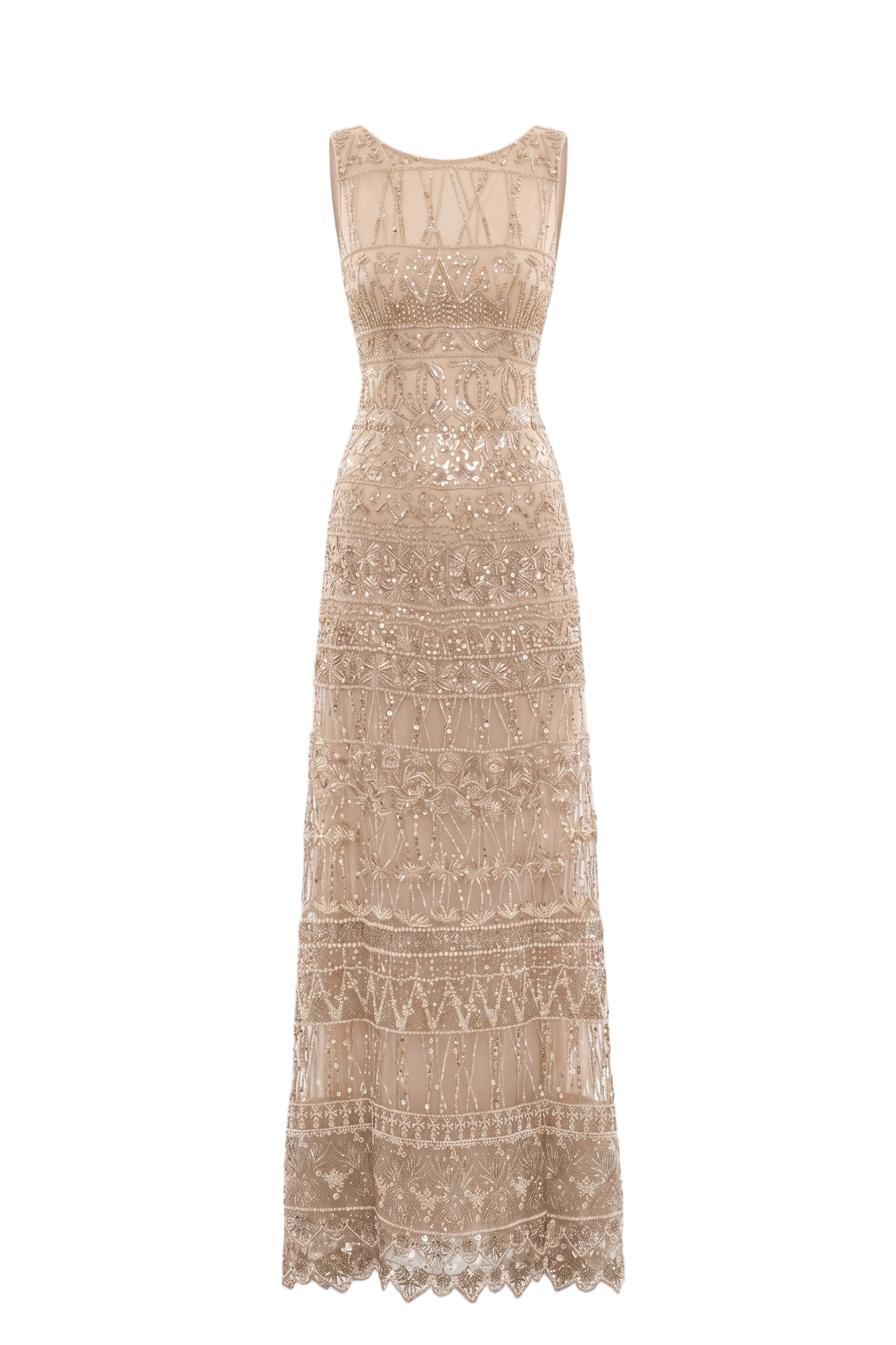 Embroidered Long Dress