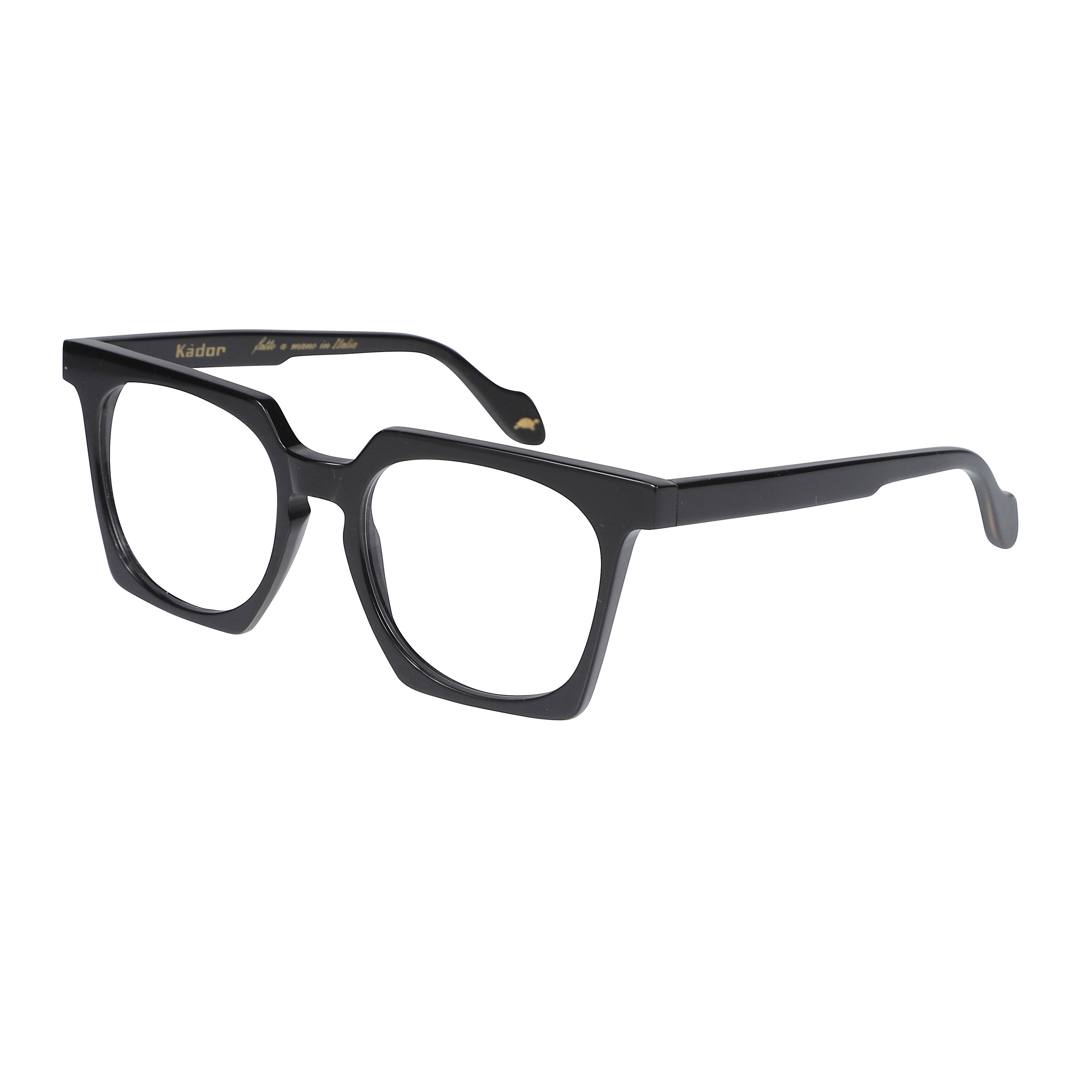 Maya Light Geometric Square Frame Eyeglasses with Glossy Finish